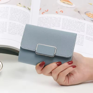 <b>Cute</b> Korean Style Mini Fresh Female Wallet Multifunctional Folding Card and Coin <b>Purse</b> for Students - Product Image 6