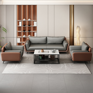 Juego de Muebles de Oficina Modernos de Cuero de Lujo con Sofá Reclinable, Silla de Descanso Inflable para Oficina en Casa y Uso Hospitalario - Product Image 1