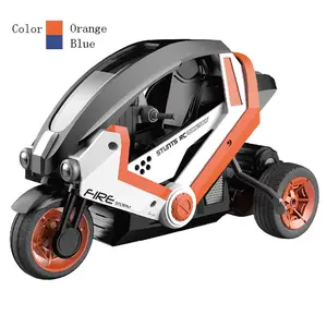 2021 New Arrival Global Funhood 2.4G 1/8 Scale Drift RC car Stunt Motorcycle RC Toys for Children Xmas Gift Set High Speed