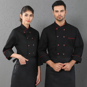 Uniforme <span class=keywords><strong>de</strong></span> cuisinier Hôtel Restaurant chinois et occidental Vêtements <span class=keywords><strong>de</strong></span> cuisine arrière - Product Image 5