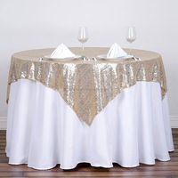 Nappe à paillettes or Rose 3mm nappe à paillettes pour mariage et banquet
