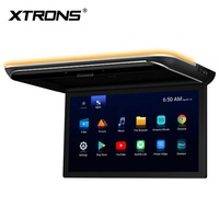XTRONS 19.5" Octa Core 4+64GB Mendukung Video 4K UHD Layar IPS 1600x900P Input HD Lipat Android 14 Pemutar Multimedia Atap Mobil