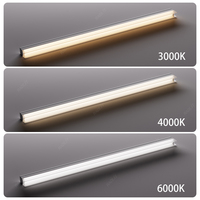 Éclairage LED pour armoire en aluminium moderne, DC12V, OEM/ODM d'usine, éclairage pour vitrine en plastique, maison, cuisine, chambre, tiroir, armoire, argent