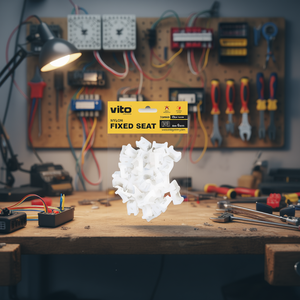 Support de fixation pour câble Vito en nylon, 9 mm, blanc, lot de 50 - Product Image 2