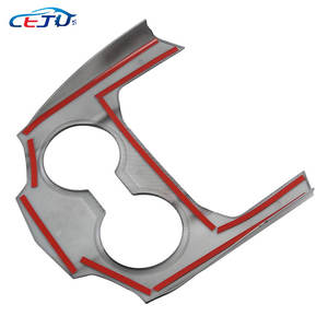 ABS Carbon Look Car Interior Kit Central Control Cup Holder Panel Cover Sticker pour Toyota <span class=keywords><strong>Land</strong></span> <span class=keywords><strong>Cruiser</strong></span> LC300 GR Sport 2022-2025 - Product Image 6