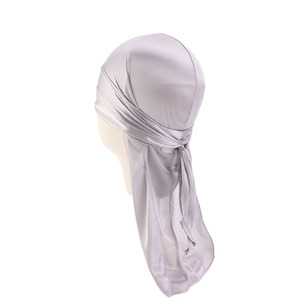 Kids Silky Durag berretto da pirata a coda lunga da ragazzo berretto Hip-Hop <span class=keywords><strong>Bandana</strong></span> turbante copricapo accessori per capelli per bambini nuova moda - Product Image 5