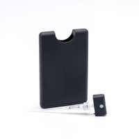 Flacon pulvérisateur en plastique PP écologique, format carte de crédit, vide, avec logo personnalisé, 10 ml, 15 ml, 20 ml, pour désinfectant pour les mains ou parfum.