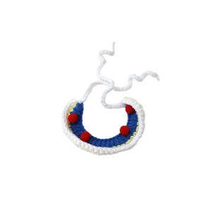 New cross-border handmade knitted pet <b>collar</b>, puppy scarf, headband, pet supplies mini <b>collar</b> - Product Image 4