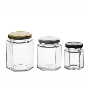 <span class=keywords><strong>KDG</strong></span> Factory-contenedor Hexagonal personalizado de 150ml, 280ml, 380ml, gran oferta, envase de pedernal, tapas de Metal, frascos de vidrio a granel - Product Image 2