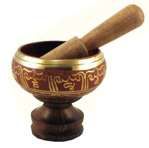 ขันฑ์ร้องสำหรับการทำสมาธิ โยคะ ทำด้วยมือ เครื่องดนตรีทางศาสนา ขันฑ์ร้องทิเบต - Product Image 3