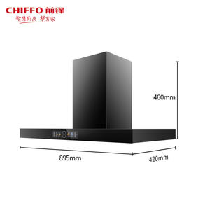 Diskon besar 900mm t-shape Stainless Steel baja antikarat kap mesin dapur bersih otomatis asap masak pintar untuk dilepas luar ruangan rumah tangga - Product Image 2