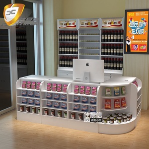 Mostrador de Caja para Supermercado o Tienda de Conveniencia, Ecológico, de Madera, 900 mm de Altura, 600 mm de Ancho, 2 Compartimentos - Product Image 5
