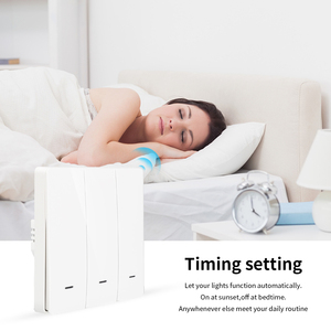 Bingoelec nuetral ו חיים חוט מכני מתג <span class=keywords><strong>3</strong></span> כנופיה 1 דרך wifi zigbee מתג חכם - Product Image 5