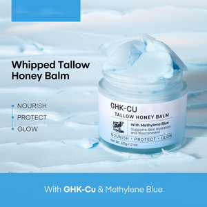 Крем для лица с пептидом синей меди, говяжьим жиром травяного откорма, пчелиным воском и GHK-Cu: укрепляющий, восстанавливающий, антивозрастной, глубоко увлажняющий (Private Label) - Product Image 4