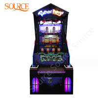 [ SOURCE ] Machine de jeu d'arcade populaire de tir au basket à monnayeur, kit de panier de basket pour deux joueurs, garantie 1 an
