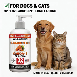 Wholesale OEM/ODM Pet Pure Salmon Oil Supplements <strong>Wild</strong> Alaskan Salmon Oil Immune &amp; Skin and Shiny Coat Support With Omega-3 - Product Image 4