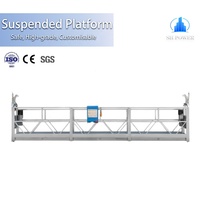 Plataforma Suspendida para Construcción ZLP630 ZLP500, Andamio Suspendido de Aleación de Aluminio Galvanizado en Caliente y Pintado para Fachadas
