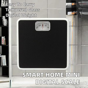 Popular Design Bmi Smart Home Bathroom <b>Mini</b> Business Shipping Weighing Mechanical App Battery Tempered Glass Portable 180kg - Product Image 2
