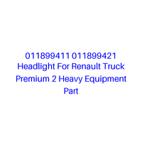 Phare pour camion Renault Premium 2, pièce détachée pour engins lourds 011899411 011899421