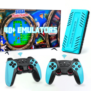 คอนโซลเกมพกพาแบบย้อนยุค 4K พร้อมเกม 50000 เกม หน่วยความจำ 128GB ระบบ EmuELEC คอนโทรลเลอร์ไร้สายคู่ เสียบแล้วเล่นได้ทันที - Product Image 1