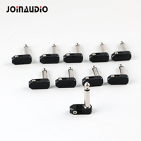 Haute Qualité DIY New 6.35mm Soudure 1/4 pouces Connecteur L angle Droit TS 6.35MM Plug Pour Guitare