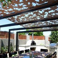 Mái Che Nghệ Thuật Kim Loại Và Mái Hiên Để Trang Trí Nhà - Product Image 3