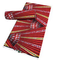 Kain Cetak Lilin Afrika Organik Chiganvy yang Laris Manis, Pola Batik yang Indah untuk Pakaian Lilin Anak Perempuan dan Laki-laki