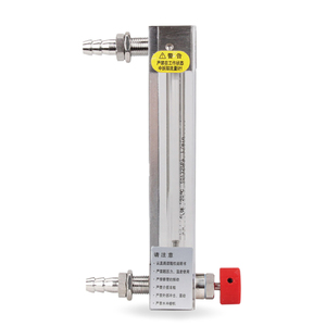 Débitmètre vertical à tube en verre avec vanne 8-12mm pour eau air <span class=keywords><strong>gaz</strong></span> rotamètre en verre - Product Image 3