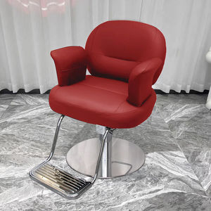 Modern Eco-Friendly Adjustable Hair <b>Chair</b> with PVC Artificial <b>Leather</b> Seat for Salons Living Rooms & Outdoor Use - Product Image 5