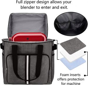 Couverture de mixeur BSCI, compatible avec les mixeurs Kitchenaid de 6 à 8 litres, les mixeurs Hamilton et tous les autres. - Product Image 4