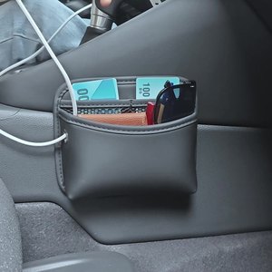 Organizador de asiento de coche de piel sintética multifunción personalizado al por mayor bolsa de bolsillo lateral universal para coche - Product Image 3
