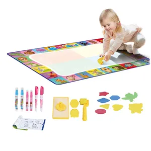 Diy Educatief Speelgoed Gloeiend Magisch Schilderij Speelgoed 100X70Cm Water Tekening Doodle Mat Voor Kinderen