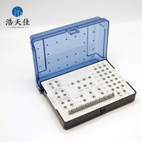 Boîte à outils de coupe-gencives, kit d'instruments chirurgicaux pour implants dentaires, mini-boîte de désinfection, service ambulatoire, en promotion, jaune