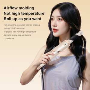 Sèche-cheveux électrique pliable avec peigne à air chaud et <span class=keywords><strong>fer</strong></span> à boucler, protection contre la surchauffe, air chaud/froid, 5-en-1 pour la maison - Product Image 4