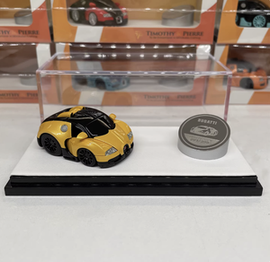 Modèle de voiture miniature Bugatti <span class=keywords><strong>Veyron</strong></span> EB Q Version en résine moulée sous pression 1:64, réaliste et haut de gamme - Product Image 2