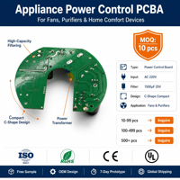 Servicio de PCBA Llave en Mano |   Montaje de PCB de Alta Precisión |   Rastro de 0.03 mm |   Entrega en 15 Días |   Placa Controladora Inteligente