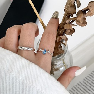 S925 Sterling <b>Silver</b> Deer Shape Open <b>Ring</b> Women's Jewelry Gift For Qixi Festival Simple Animal Design Fine <b>Rings</b> - Product Image 1