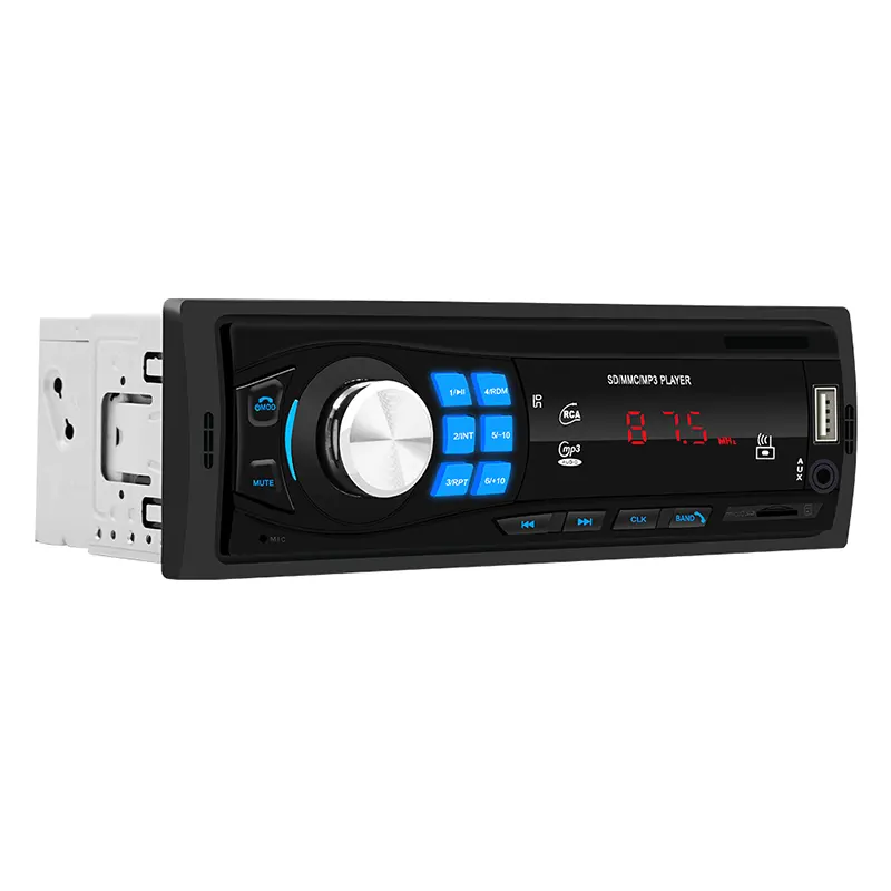 Bestree hot sale cheap price single 1 din in-dash car stereo with BT AUX USB receiver DC12V car stereo head unit car autoradio