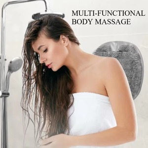 Alfombrilla de masaje para baño, antideslizante, fácil de limpiar, para pies y espalda, para una exfoliación y relajación mejoradas, 1 ud. - Product Image 4