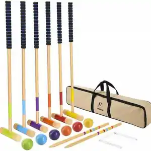 Croquet de césped grande personalizado para niños croquet de césped al aire libre para venta al por mayor