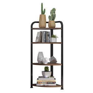 <strong>Shelf</strong> <strong>Storage</strong> Holders 4 Tier Corner Display Rack Multipurpose Shelving Organizer <strong>Bookcase</strong> Unit - Product Image 4