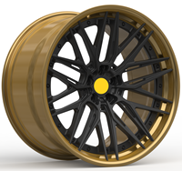 Jantes forgées 2 pièces polies miroir GS Custom pour voitures particulières 19 20 21 22 pouces 5x114.3 5x112 5x120 pour McLaren Lamborghini