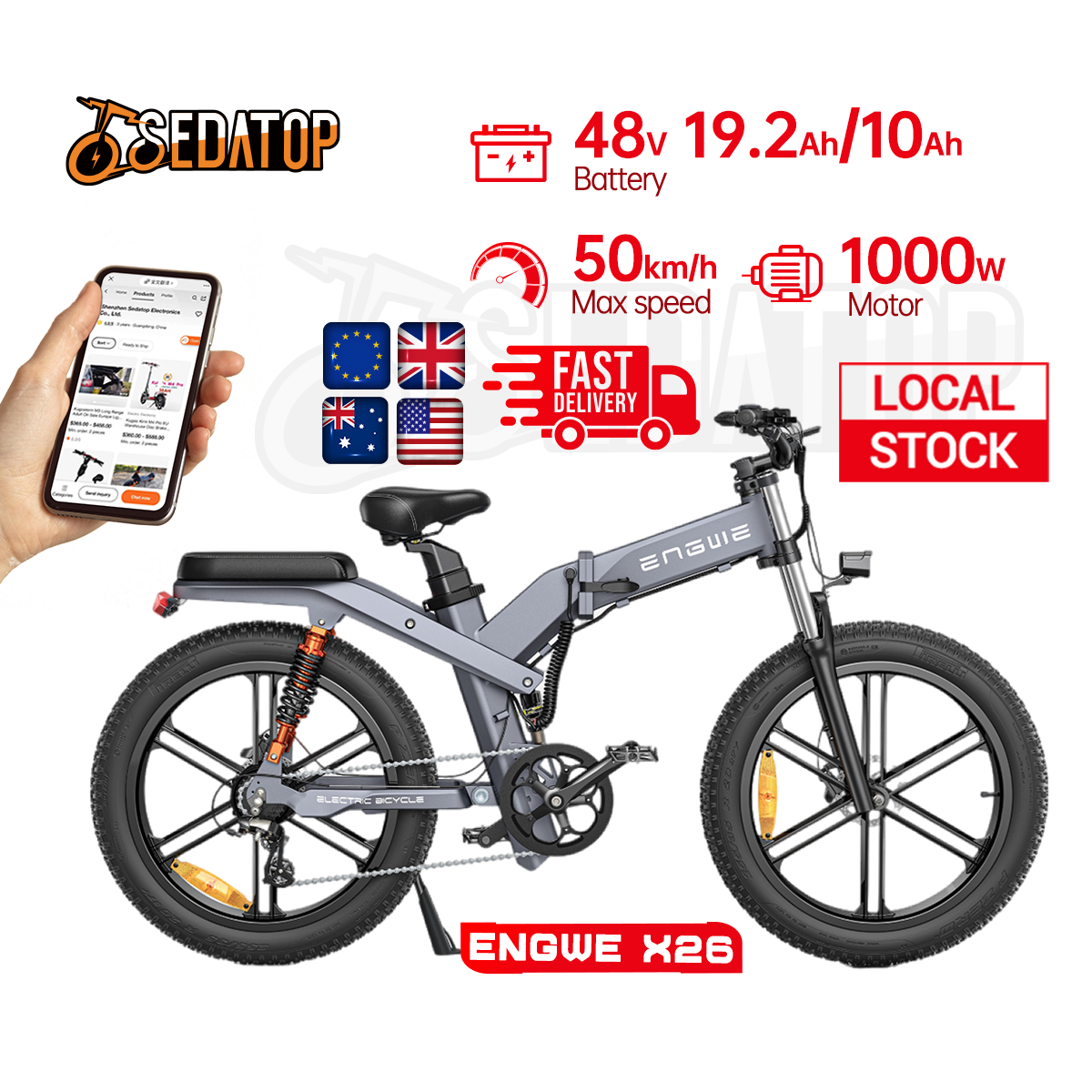 Bicicleta Eléctrica Bicicletas MontaÃ±a Adulto Amazon Bicicleta