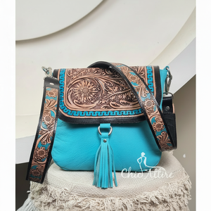 Bolso nuevo para mujer 2025, bolsos de cuero mecanizados a mano, bolso de hombro de moda para mujer, bolso de hombro de cuero genuino, monedero al por mayor - Product Image 1