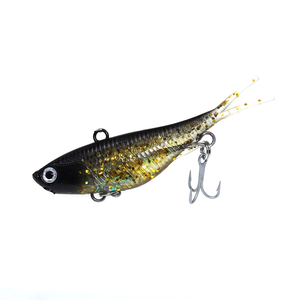 เหยื่อตกปลาแบบนิ่มชนิดมีสาย 95 มม. 115 มม. VMC 3X Hooks Through Wired Soft Vibra Lure PVC Soft Vibes Shads Fishing Soft Plastic Lure Soft Vibe Lure - Product Image 5