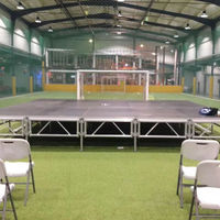 Plateforme de Scène Modulaire Pliable en Alliage d'Aluminium, Capacité de Charge de 850 kg, Idéale pour Mariages et Concerts – Fournisseur Direct Usine