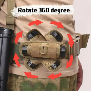 Support de lampe torche d'extérieur en gros, pivotant à 360°. Boîte de rangement rotative étanche pour les voyages - Product Image 6