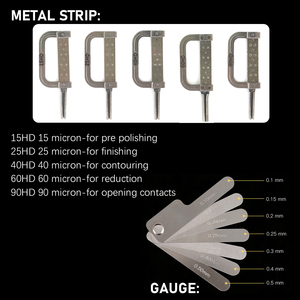 Sistema <span class=keywords><strong>IPR</strong></span> 4:1 riduzione dentaria contrangolo Handpiece interprossimale strisce ottimali dentisti coppia verticale kit alternativi