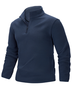 ANSZKTN ODM Half Zip Long <b>Letter</b> Garment Dyed Sports <b>Men</b> Women Corduroy Warm Windproof Sportswear Outdoor <b>Jacket</b> - Product Image 1