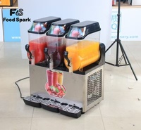 Foodspark 3 Tanks Commercial Slushie Makers Slushy Ice Machine Snow Ice Machine